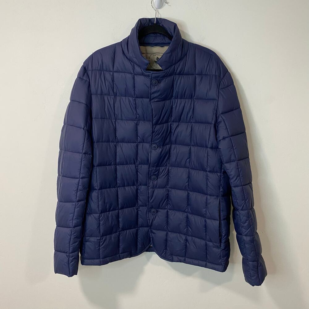 Save the Duck Men's Quilted Puffer Jacket Navy Blue XL